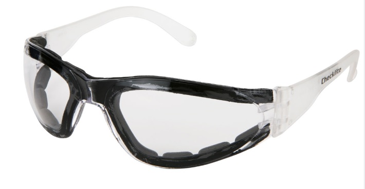 Checklite® CL3, Clear Anti-Fog lens, Foam Lined - Safety Glasses